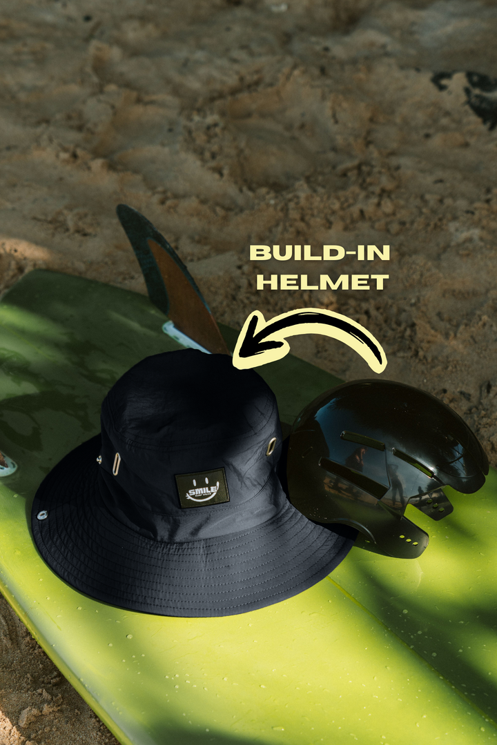 Surf Helmet - Surf Hat with Integrated Helmet