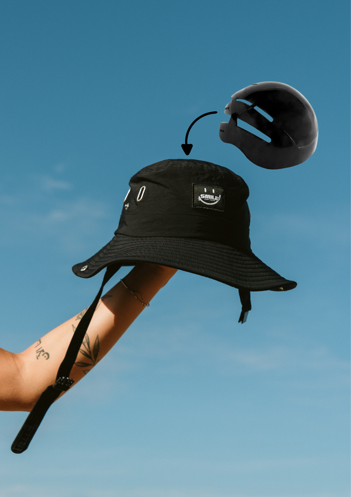 Surf Hat Helmet - Built-in Helmet for Protection - SMILE Surf Wear