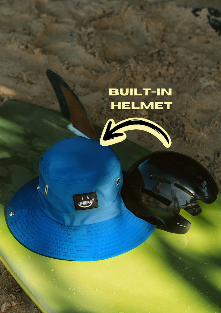 Surf Hat with Protection - Protection for Surfing - SMILE Surf Wear Surf Hat with Protection - Protection for Surfing - SMILE Surf Wear