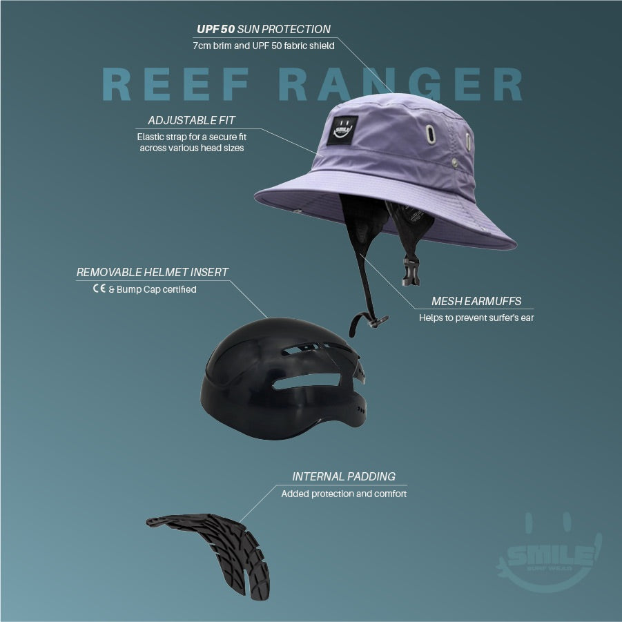 The Most Stylish Surf Helmets - Surf Hats by SMILE Surf Wear
