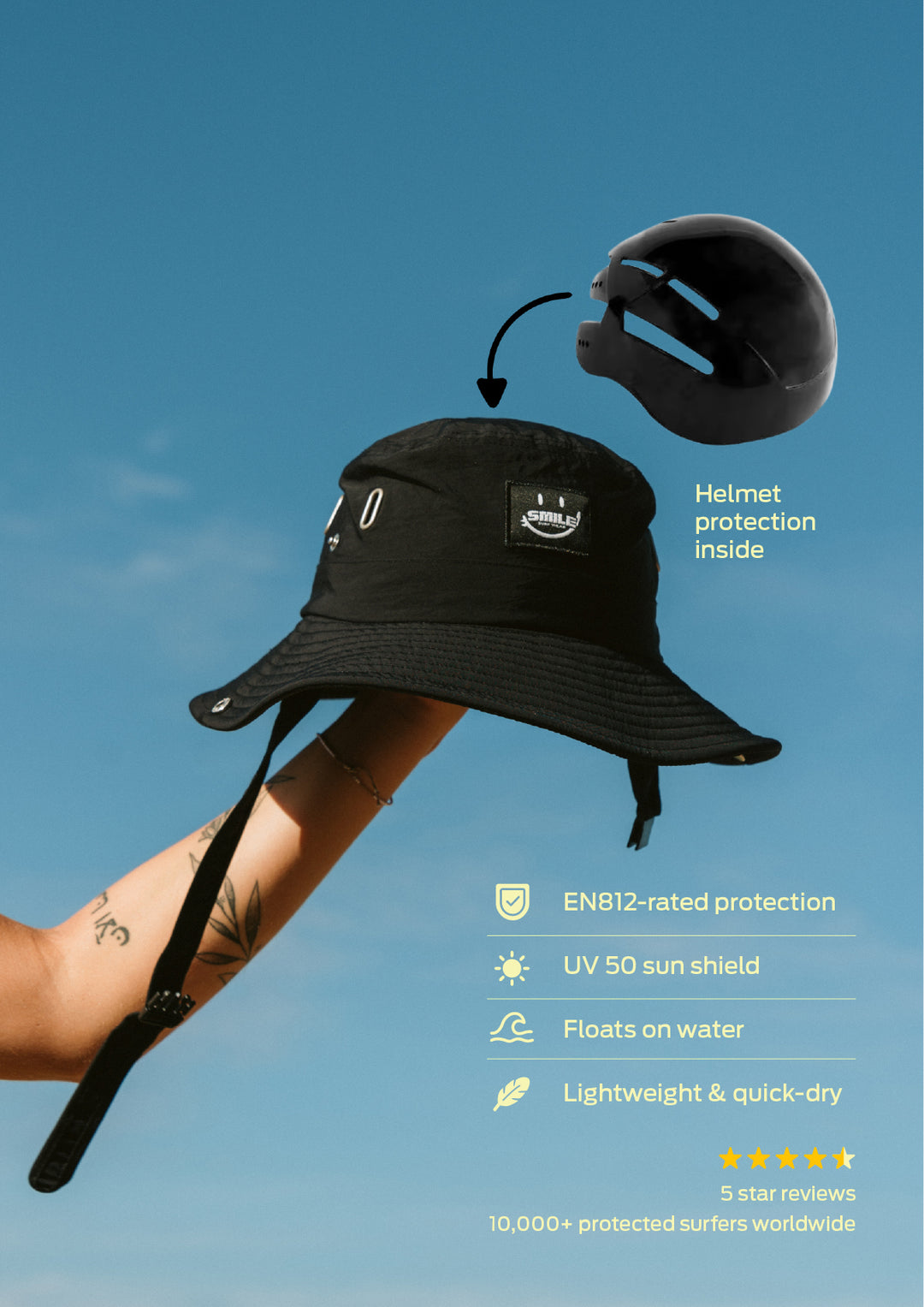 Reef Ranger 1.0 - Surf Hat + Protection