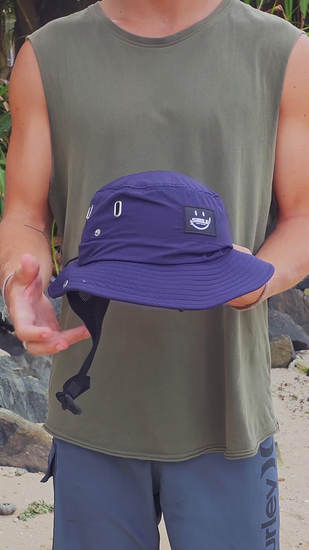 Surf Helmet - Surf Hat with Integrated Helmet